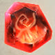 Roter Edelstein